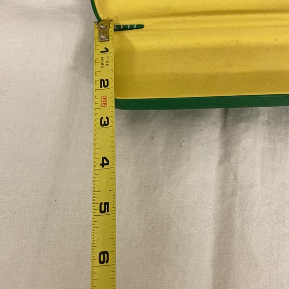 Flower Power Eyeglasses Sunglass Case by Drew Barrymore Green Multicolor Words - Picture 6 of 6